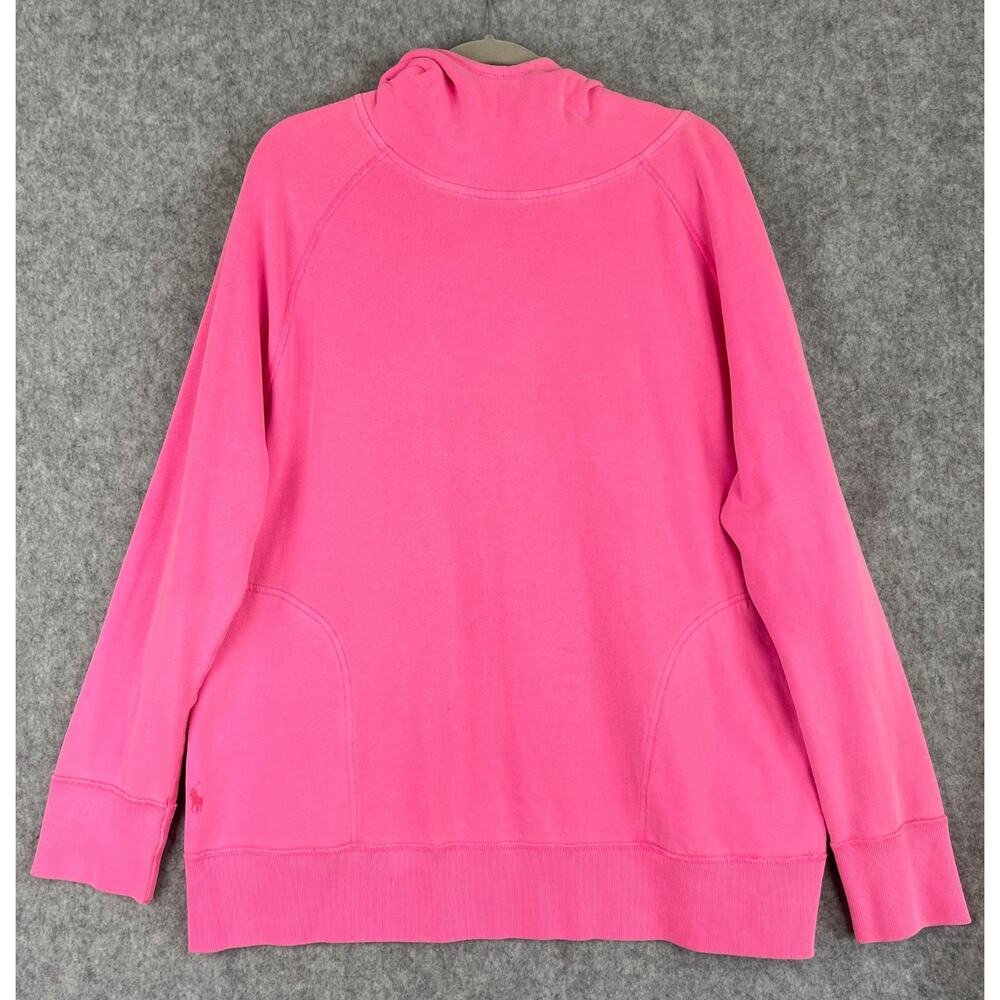 Polo Ralph Lauren Hoodie Sweatshirt Womens XL Pink Funnel Neck Pony NWT READ